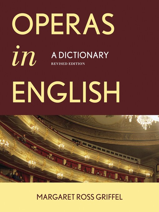 Title details for Operas in English by Margaret Ross Griffel - Available